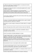 Summaries, Notes 'Information Technology - glossary', 15.