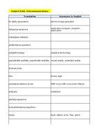 Summaries, Notes 'Information Technology - glossary', 19.