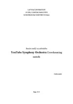 Research Papers 'YouTube Symphony Orchestra - Crowdsourcing metode', 1.