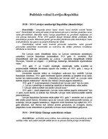 Research Papers 'Politiskie režīmi Latvijas Republikā', 1.