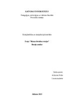 Essays 'Manas bērnības rotaļas', 1.