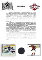 Summaries, Notes 'Ice Hockey', 1.