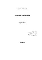 Research Papers 'Traumas Basketbolā', 1.