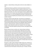 Essays 'The Charm of Architecture: Modern vs. Traditional Buildings', 2.