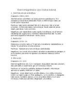 Summaries, Notes 'Elektromagnētiskie viļņi cilvēka ikdienā', 1.