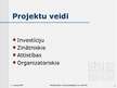 Presentations 'Projekta organizācija un vadība, projekta pieteikuma izstrāde', 9.