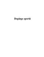 Research Papers 'Dopings sportā', 1.