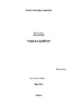 Research Papers 'Tirgus izpēte', 1.