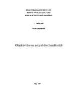 Research Papers 'Objektivitāte un neitralitāte žurnālistikā', 1.