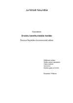 Research Papers 'Francijas Republikas konstitucionālā iekārta', 8.