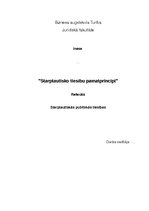 Research Papers 'Starptautisko tiesību pamatprincipi', 1.