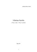 Research Papers 'V.Purvītis', 1.