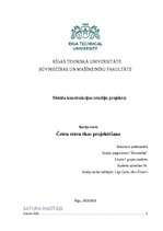 Samples 'Četru stāvu ēkas projektēšana', 1.