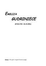 Research Papers 'Emilija Gudriniece - ķīmiķe', 1.
