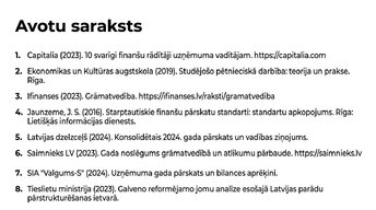 Presentations 'Aktīvi, saistības un pašu kapitāls', 13.