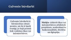 Presentations 'Būvdarbu procesi un operācijas', 9.