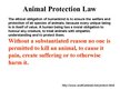 Presentations 'Animal Protection', 2.
