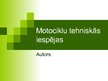 Research Papers 'Motociklu tehniskās iespējas', 22.