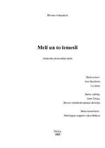 Research Papers 'Meli un to iemesli', 1.