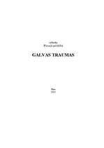 Research Papers 'Galvas traumas', 1.