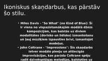 Presentations 'Modālais Džezs', 11.