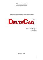 Summaries, Notes 'Rasēšanas programmas Delta Cad lietotāja instrukcija', 1.