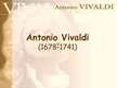 Presentations 'Antonio Vivaldi', 1.