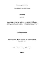 Research Papers 'Darbības efektivitātes paaugstināšanas iespējas uzņēmumā SIA “AMPLEXOR LATVIA”', 1.