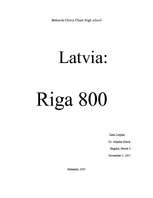 Research Papers 'Riga 800', 1.