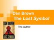 Presentations 'Dan Brown "The Lost Symbol"', 1.