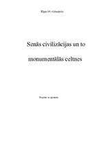 Research Papers 'Senās civilizācijas un to monumentālās celtnes', 1.