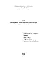 Research Papers 'Meža nozares loma Latvijas tautsaimniecībā', 1.