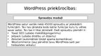 Presentations 'WordPress ievainojamības', 7.