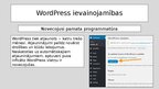 Presentations 'WordPress ievainojamības', 11.