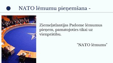 Presentations 'NATO - Ziemeļatlantijas Līguma organizācija', 6.