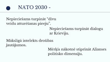 Presentations 'NATO - Ziemeļatlantijas Līguma organizācija', 15.