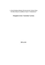Essays 'Pedagoģiskā termina ’’Audzināšana’’ pārskats', 1.