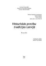 Research Papers 'Vēsturiskās precību tradīcijas Latvijā', 1.