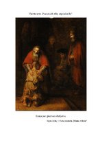 Essays 'Rembranta gleznas "Pazudušā dēla atgriešanās" vēstījums', 1.