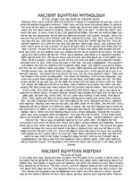 Research Papers 'Ancient Egyptian Mythology', 1.