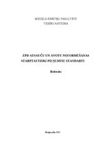 Research Papers 'ZPD atsauču un avotu noformēšanas starptautiski pieņemtie standarti', 1.