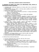 Summaries, Notes 'Anatomija; ķermeņa uzbūves pamatprincipi', 1.