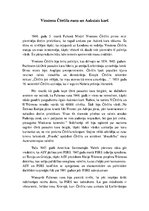 Essays 'Vinstona Čērčila runa un Aukstais karš', 1.