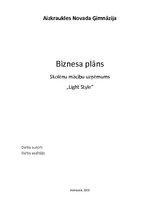 Business Plans 'Biznesa plāns un prezentācija', 1.