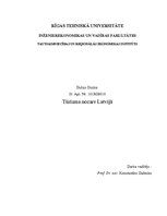 Research Papers 'Tūrisma nozare Latvijā', 1.