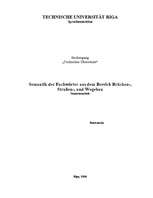 Research Papers 'Semantik der Fachwörter aus dem Bereich Brücken, Straßen und Wegebau', 1.