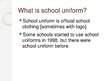 Presentations 'Latvian school uniforms', 2.