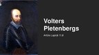 Presentations 'Valtera Pletenberga ietekme Livonijas vēsturē', 1.