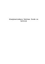 Research Papers 'Starptautiskais Valūtas fonds un Latvija', 1.
