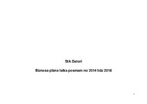 Business Plans 'Biznesa plāns SIA "Datori"', 1.